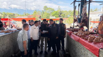 Jelang Ramadhan Satgas Saber Pangan Gayo Lues Cek Harga Sembako di Pajak Sentang