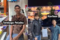 Foto: Terduga Pelau dan Korban