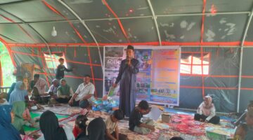 Antusias Masyarakat Di Wilayah Aceh Utara dan Aceh Timur Menyambut TIM SMP dan SMK Swasta IT Samudera Pasai Mulia.