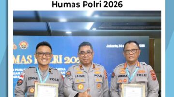 Bidhumas Polda Aceh Raih Dua Penghargaan Dalam Rakernis Humas Polri 2026
