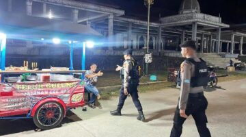 Patroli Malam, Satsamapta Polres Aceh Timur Antisipasi Gangguan Kamtibmas
