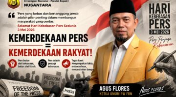 Agus Flores: Kemerdekaan Pers adalah Kemerdekaan Rakyat, Pers Penjaga Kebenaran