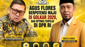 Restu Keluarga dan Jokowi Menguat, Agus Flores Didorong Maju DPR RI dari Golkar