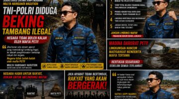 Mafia Tambang Emas Madina Dapat Backing yang Kuat , Apakah negara kalah ? …