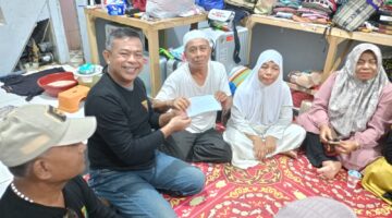 Eks Anak Kolong Kodim 0103/Aut Salurkan Donasi untuk Korban Kebakaran dan Santunan Anak Yatim di Kota Lhokseumawe.