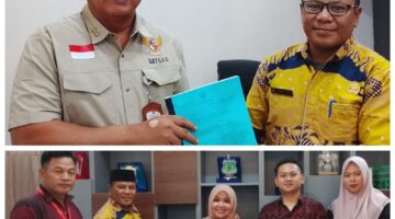 Acting Head of Aceh Tamiang Social Affairs Office (Dinsos) Submits Hard Copy of Phase III and IV Stimulant Decree Data to The Ministry of Home Affairs (Kemendagri) and The Ministry of Social Affairs (Kemensos)