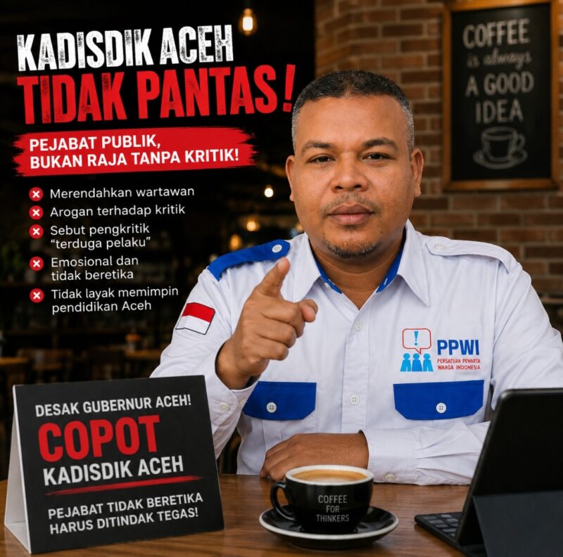 Foto: Ketua PWI Aceh Timur