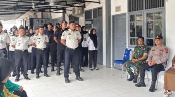 Kapolsek Idi Rayeuk Hadiri Ikrar dan Penguatan Pengawasan di Lapas Kelas II B Idi