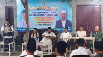 Kapolsek Peureulak Timur Hadiri Pelantikan Pengurus Cabang HUDA Periode 2026–2031