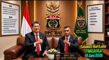DPC BAI Aceh Tamiang Sampaikan Makna Hari Lahir Pancasila bagi Masyarakat Pasca Banjir