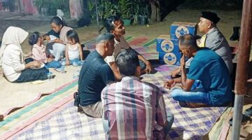Sentuhan Humanis Polsek Peureulak Barat Hadir di Tengah Warga Yang Sedang Berduka