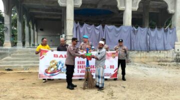 Bakti Religi Polsek Darul Aman Perkuat Kepedulian Sambut Hari Bhayangkara Ke-80