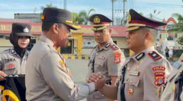 Kapolres Lhokseumawe Pimpin Sertijab Wakapolres dan Kabaglog Serta 5 Kapolsek