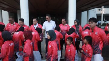 Sekda Aceh Lepas Kontingen TSA ke Sumut National Taekwondo Championship 2026