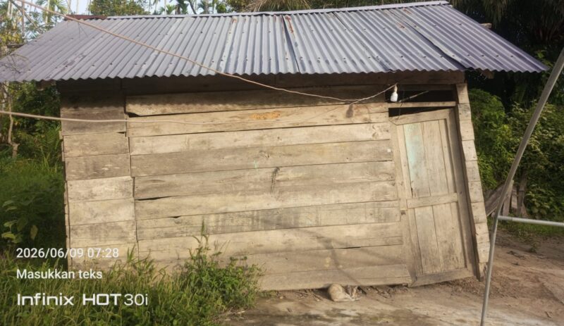 Foto: Kondisi Gubuk Warga Langkahan