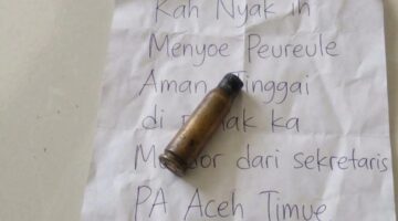Teror Selongsong Peluru Guncang Partai Aceh Aceh Timur, Sekretaris DPW Tempuh Jalur Hukum ke Polres