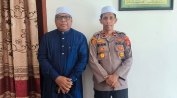 Kapolsek Muara Dua Perkuat Sinergi dengan Ulama, Jalin Silaturahmi Bersama Ketua MPU Kota Lhokseumawe