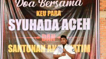 Peringati 19 Tahun Partai Aceh, KPA Daerah III Idi Kuta Santuni Ratusan Anak Yatim