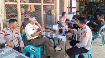 Melalui Saweu Keude Kopi, Polsek Idi Tunong Bangun Kepercayaan Warga demi Menjaga Kamtibmas
