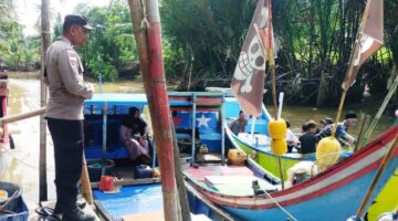 Saweu Gampong, Kanit Binmas Polsek Idi Rayeuk Sapa Warga Dalam Menjaga Harkamtibmas