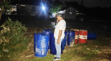 Satreskrim Polres Nagan Raya Kembali Temukan Dua Ribu Liter BBM Bersubsidi Tak Bertuan