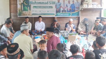 Warga Batu Sumbang Antusias Peringati Maulid Nabi Besar Muhammad SAW