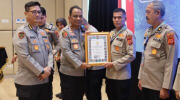 Polres Aceh Timur meraih Dua Penghargaan pada Rakernis SDM Polda Aceh