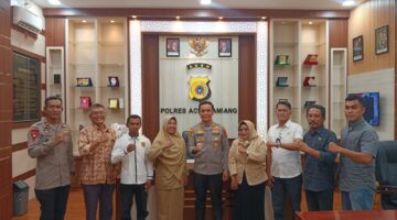 Kapolres Sambut Hangat Audiensi DPC BAI Aceh Tamiang, Bahas Ancaman Judi Online: Menang Ketagihan, Kalah Penasaran