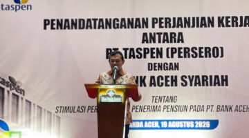 Wagub Aceh Minta TASPEN Salurkan Zakat Melalui Baitul Mal