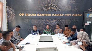 Kapolsek Cot Girek Perkuat Sinergi Perlinsos, Dorong Pendataan Masyarakat Lebih Akurat Dan Tepat Sasaran