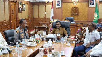 Gubernur Mualem Bersama Kapolda dan Ketua DPRA Bahas Mitigasi Bencana