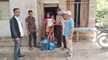 Polsek Baktiya Dan Komunitas Baktiya Bersaudara Salurkan Sembako, Wujud Kepedulian Nyata Untuk Warga Kurang Mampu