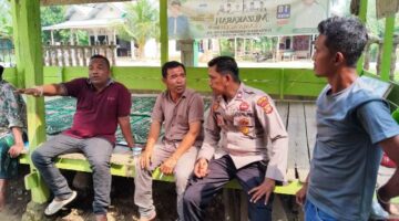 Patroli Kamtibmas, Kanit Binmas Polsek Banda Alam Tampung Aspirasi Warga