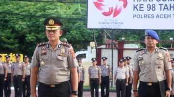 Wakapolres Aceh Timur Pimpin Upacara Peringatan Hari Sumpah Pemuda Ke-98 Tahun 2026